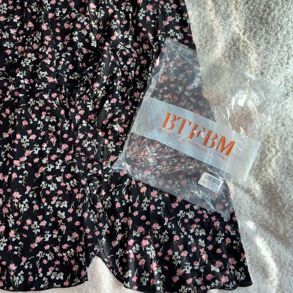 Women boho long floral skirt - Picture 3 of 6